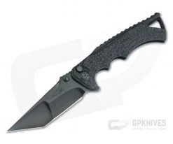 Brian Tighe Custom Tighe Fighter Carbon Fiber Black DLC CPM-154/S90V San Mai