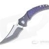 Sergey Rogovets Demon One-off CTS-XHP Engraved Titanium Top Flipper