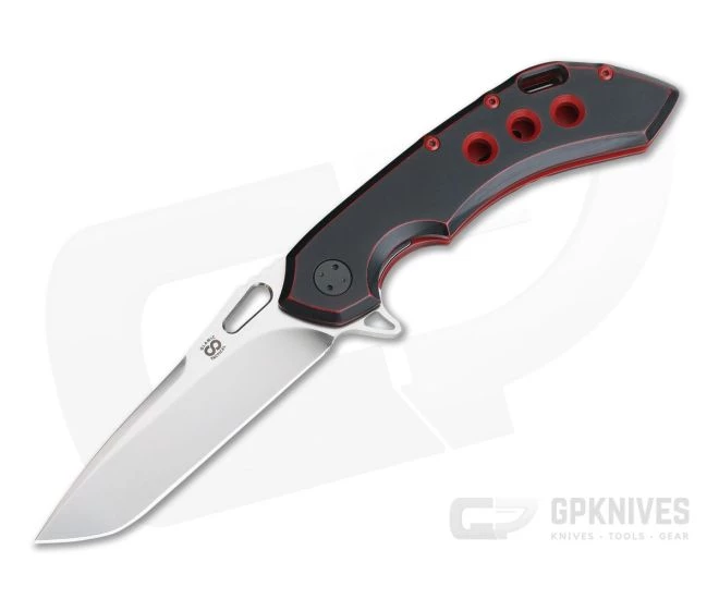 Olamic Cutlery Wayfarer Tanto 247T Black & Red GunKote Satin M390 Flipper 3 Olamic Cutlery Wayfarer Tanto 247T Black & Red GunKote Satin M390 Flipper