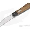 Enrique Pena Custom Swayback Wharncliffe Top Flipper Bolstered Natural Micarta