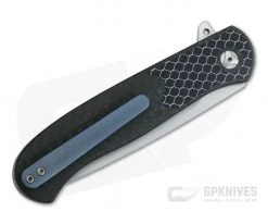Burger Custom Atlas Plus C-TEK LVA Carbon Fiber M390 Flipper 4169 -Outlet Flippers Store 4169 2