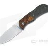 Burger Custom EXK Plus Carbon Fiber Maple Burl Satin M390 IKBS Top Flipper -Outlet Flippers Store 4190