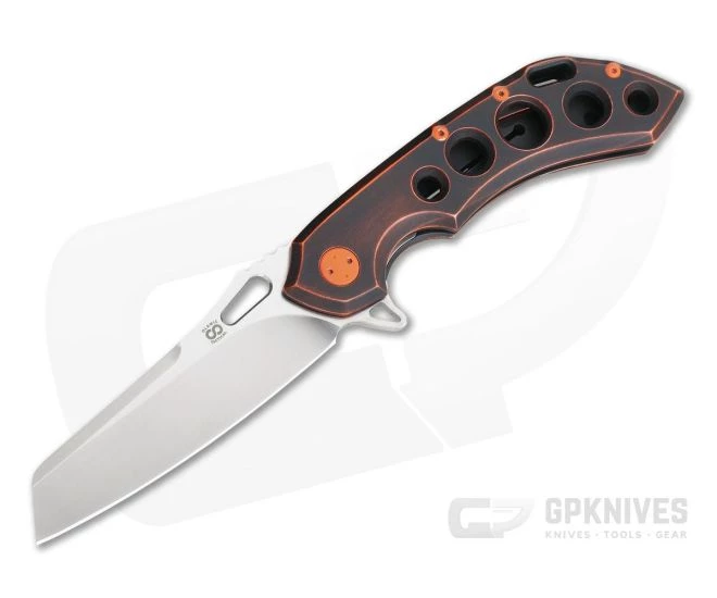 Olamic Cutlery Wayfarer 247S Black/Orange Distressed GunKote Satin Sheepscliffe M390 Flipper 3 Olamic Cutlery Wayfarer 247S Black/Orange Distressed GunKote Satin Sheepscliffe M390 Flipper