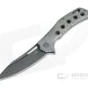 Olamic Cutlery Swish 5 Hole Stonewashed Sculpted Titanium Stonewashed PVD Elmax Flipper 4221 -Outlet Flippers Store 4221 1
