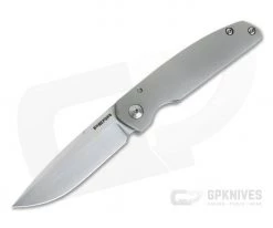 Enrique Pena Custom Serrano Titanium Frame Lock Mokuti Clip Front Flipper 4225