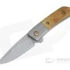 Roe Knives Custom Hostile Gentleman AEB-L Bolstered Vintage Paper Micarta Titanium Liner Lock Flipper 4243 -Outlet Flippers Store 4243 1