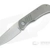 Burger Custom EXK SFL Satin M390 Sheepsfoot Titanium Frame Lock Top Flipper
