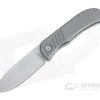Burger Custom LEXK SFL Satin M390 Spear Point Titanium Frame Lock Top Flipper -Outlet Flippers Store 4265