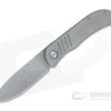 Burger Custom LEXK SFL Acid Washed M390 Spear Point Titanium Frame Lock Top Flipper