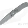 Burger Custom LEXK SFL Acid Washed M390 Sheepsfoot Titanium Frame Lock Top Flipper -Outlet Flippers Store 4268 1