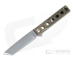 Brad Zinker Custom Miscreant Tanto 4.0 FLF Stonewashed S35VN Bronze Anodized Frame Lock Flipper 4300
