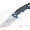 Brian Tighe Custom Tighe Fighter S90V San Mai Tanto Arctic Storm FatCarbon Carbon Fiber Flipper 4306 -Outlet Flippers Store 4306