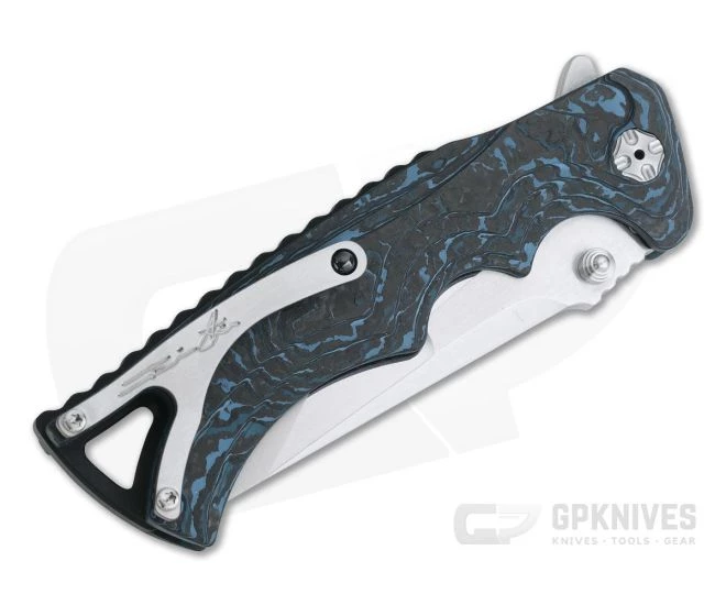 Brian Tighe Custom Tighe Fighter S90V San Mai Tanto Arctic Storm FatCarbon Carbon Fiber Flipper 4306 4 Brian Tighe Custom Tighe Fighter S90V San Mai Tanto Arctic Storm FatCarbon Carbon Fiber Flipper 4306 - Image 2