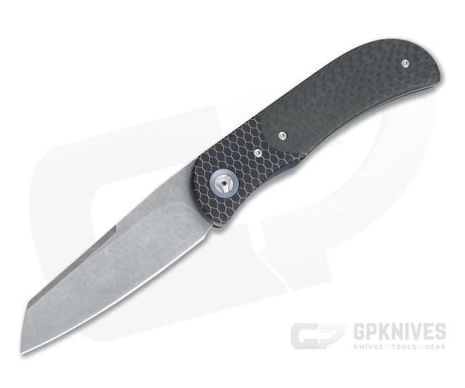 Burger Custom LEXK Plus Sheepsfoot Acidwash M390 C-TEK Bolstered Carbon Fiber Titanium Liner Lock Top Flipper 3 Burger Custom LEXK Plus Sheepsfoot Acidwash M390 C-TEK Bolstered Carbon Fiber Titanium Liner Lock Top Flipper