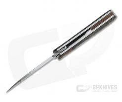 Enrique Pena Custom Swayback Wharncliffe Bolstered Rag Micarta Top Flipper 4330 -Outlet Flippers Store 4330 3