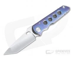 Sergey Rogovets TNT XR Tanto 20 Front Flipper Satin S45VN Titanium Frame Lock 4349