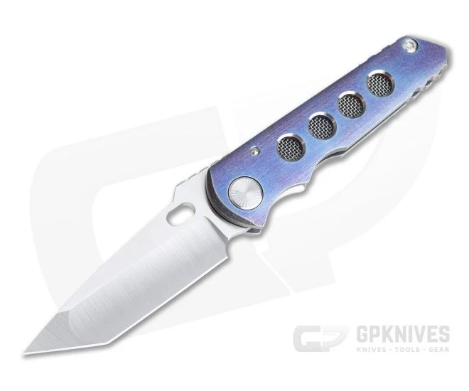 Sergey Rogovets TNT XR Tanto 20 Front Flipper Satin S45VN Titanium Frame Lock 4349 3 Sergey Rogovets TNT XR Tanto 20 Front Flipper Satin S45VN Titanium Frame Lock 4349