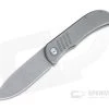 Burger Custom LEXK SFL Acid Wash M390 Spear Point Titanium Frame Lock Top Flipper