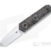 Chad Nell Custom Podium Satin AEB-L Tanto Copper Shred Carbon Fiber Liner Lock Front Flipper 4421
