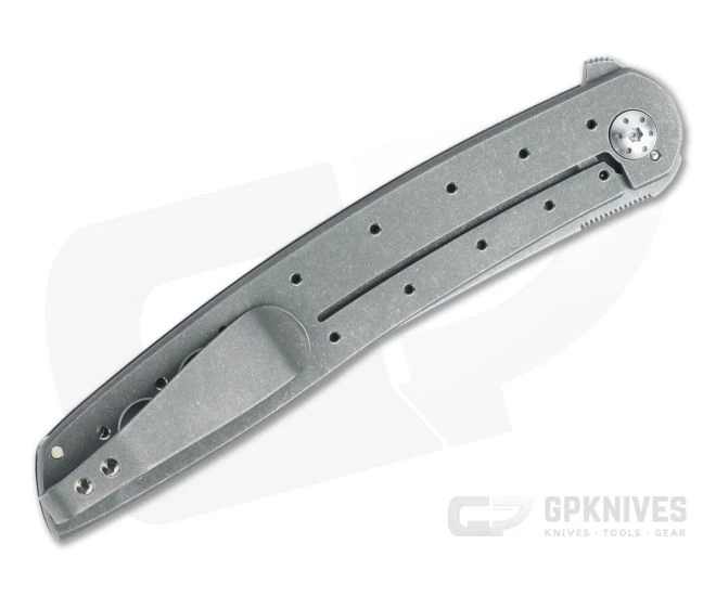 Brad Zinker Persian FLF Stonewashed CPM-154 Titanium Frame Lock Flipper 4467 4 Brad Zinker Persian FLF Stonewashed CPM-154 Titanium Frame Lock Flipper 4467 - Image 2