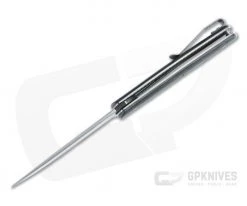 Brad Zinker Trapper Arc LLF Stonewashed CPM-154 Blue Marbled Carbon Fiber Front Flipper 4471 7 Brad Zinker Trapper Arc LLF Stonewashed CPM-154 Blue Marbled Carbon Fiber Front Flipper 4471 -Outlet Flippers Store 4471 3