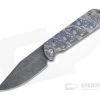 Maverick Custom Knives Frame Lock Front Flipper Clip Point Acid Washed 10V Flamed Titanium Folder 4476 -Outlet Flippers Store 4476 1