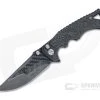 Brian Tighe Custom Tighe Fighter Drop Point Acid Wash S90V San Mai Carbon Fiber Flipper 4549