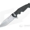 Brian Tighe Custom Small Tighe Breaker Satin RWL34 Clip Point Integral Carbon Fiber Flipper 4556 2 Brian Tighe Custom Small Tighe Breaker Satin RWL34 Clip Point Integral Carbon Fiber Flipper 4556 -Outlet Flippers Store 4556 1