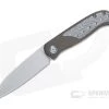 Burger Custom Atlas SFL Sheepsfoot Satin M390 Damasteel Bronze Frame Lock Front Flipper 4570 -Outlet Flippers Store 4570