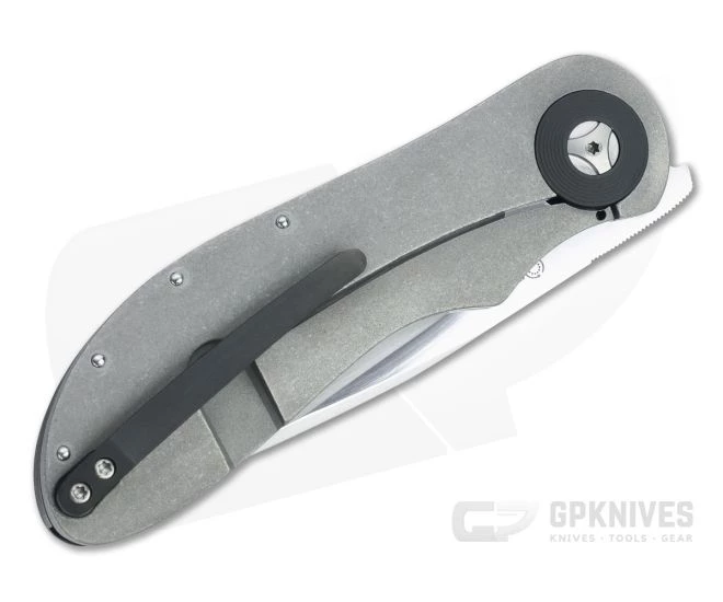 JD Van Deventer Custom EDC Front Flipper Drop Point Carbon Fiber Titanium Frame Lock 4586 4 JD Van Deventer Custom EDC Front Flipper Drop Point Carbon Fiber Titanium Frame Lock 4586 - Image 2