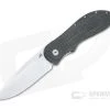 JD Van Deventer Custom EDC Front Flipper Drop Point Carbon Fiber Dark Titanium Frame Lock 4587 -Outlet Flippers Store 4587 1