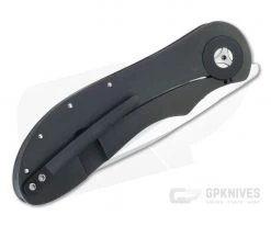 JD Van Deventer Custom EDC Front Flipper Drop Point Carbon Fiber Dark Titanium Frame Lock 4587 -Outlet Flippers Store 4587 2
