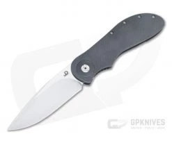 JD Van Deventer Custom EDC Front Flipper Drop Point Milled Dark Titanium Frame Lock 4589