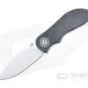 JD Van Deventer Custom EDC Front Flipper Drop Point Turbo Cut Collars Titanium Frame Lock 4593 -Outlet Flippers Store 4593 1