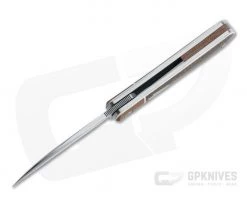 Enrique Pena Custom Swayback Wharncliffe Bolstered Burlap Micarta Front Flipper 4626 7 Enrique Pena Custom Swayback Wharncliffe Bolstered Burlap Micarta Front Flipper 4626 -Outlet Flippers Store 4626 3