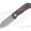 Burger Custom EXK Plus Acid Wash M390 Mars Valley Fatcarbon Inlaid Carbon Fiber Front Flipper 4664 2 Burger Custom EXK Plus Acid Wash M390 Mars Valley Fatcarbon Inlaid Carbon Fiber Front Flipper 4664 -Outlet Flippers Store 4664 1