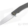 Burger Custom Sierra Satin Elmax Gold Hardware Dark Titanium Frame Lock Flipper 4684 -Outlet Flippers Store 4684 1