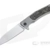 Burger Custom Sierra Satin Elmax Copper Dark Matter Fat Carbon Titanium Frame Lock Flipper 4687