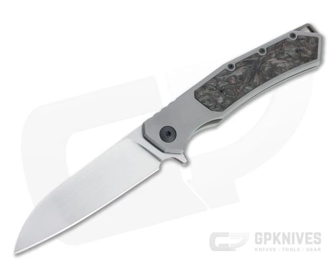 Burger Custom Sierra Satin Elmax Copper Dark Matter Fat Carbon Titanium Frame Lock Flipper 4687 3 Burger Custom Sierra Satin Elmax Copper Dark Matter Fat Carbon Titanium Frame Lock Flipper 4687