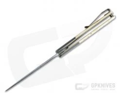 Brad Zinker Urban Trapper LLF Damasteel Zirconium Bolstered Mammoth Front Flipper 4713 7 Brad Zinker Urban Trapper LLF Damasteel Zirconium Bolstered Mammoth Front Flipper 4713 -Outlet Flippers Store 4713 3