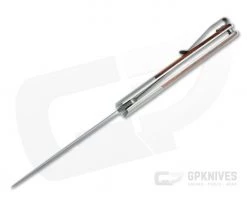 Brad Zinker Urban Trapper Flipper LLF Stonewashed CPM-154 Bolstered Cocobolo Folder 4715 -Outlet Flippers Store 4715 3