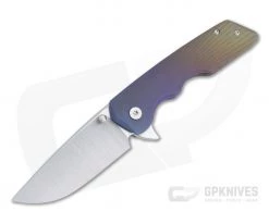 Attn2Detail Medium Mark 3 Hollow Urasuki Satin Magnacut Gradient Wings Titanium Flipper 4720