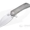 Grindhouse Knives KD #5 Flipper Hand Rubbed Satin XHP Tumbled Titanium Folder 4786 -Outlet Flippers Store 4786 1