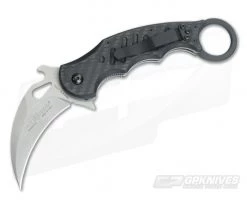 Fox Knives 479 Karambit Carbon Fiber G10 Stonewashed Blade 479CG10SW