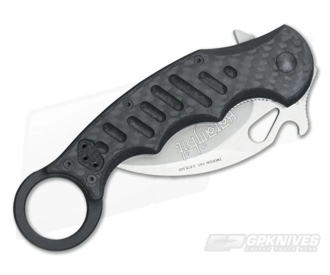 Fox Knives 479 Karambit Carbon Fiber G10 Stonewashed Blade 479CG10SW 4 Fox Knives 479 Karambit Carbon Fiber G10 Stonewashed Blade 479CG10SW - Image 2