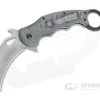 Fox Knives 479 Karambit Black Canvas Micarta Stonewashed N690Co Folder 479-MIB-SW -Outlet Flippers Store 479 mib sw 1