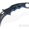 Fox Knives 479 Karambit Black/Blue G10 Black Blade 479BB