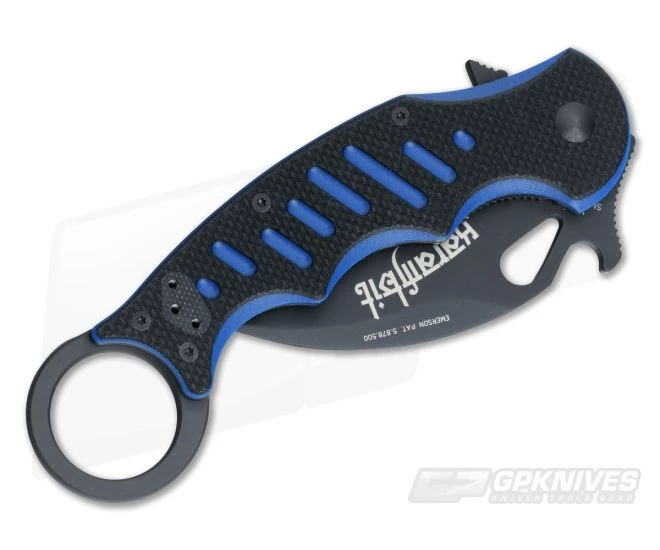 Fox Knives 479 Karambit Black/Blue G10 Black Blade 479BB 4 Fox Knives 479 Karambit Black/Blue G10 Black Blade 479BB - Image 2