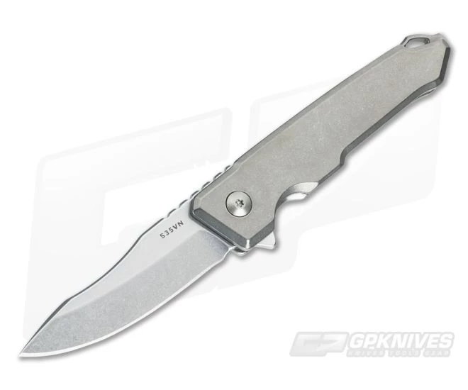 Spartan Metis Titanium Flipper Stonewashed S35VN 3 Spartan Metis Titanium Flipper Stonewashed S35VN