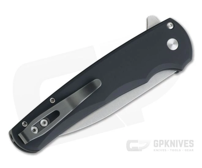 Protech Malibu Flipper Stonewashed 20CV Modified Wharncliffe Black Button Lock Folder 5101 4 Protech Malibu Flipper Stonewashed 20CV Modified Wharncliffe Black Button Lock Folder 5101 - Image 2